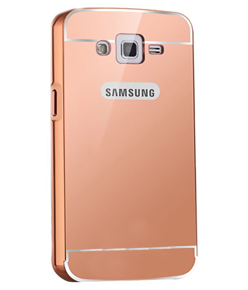 Samsung Galaxy J5 Back Cover by HI5OUTLET Pink Plain Back Covers Online at Low Prices