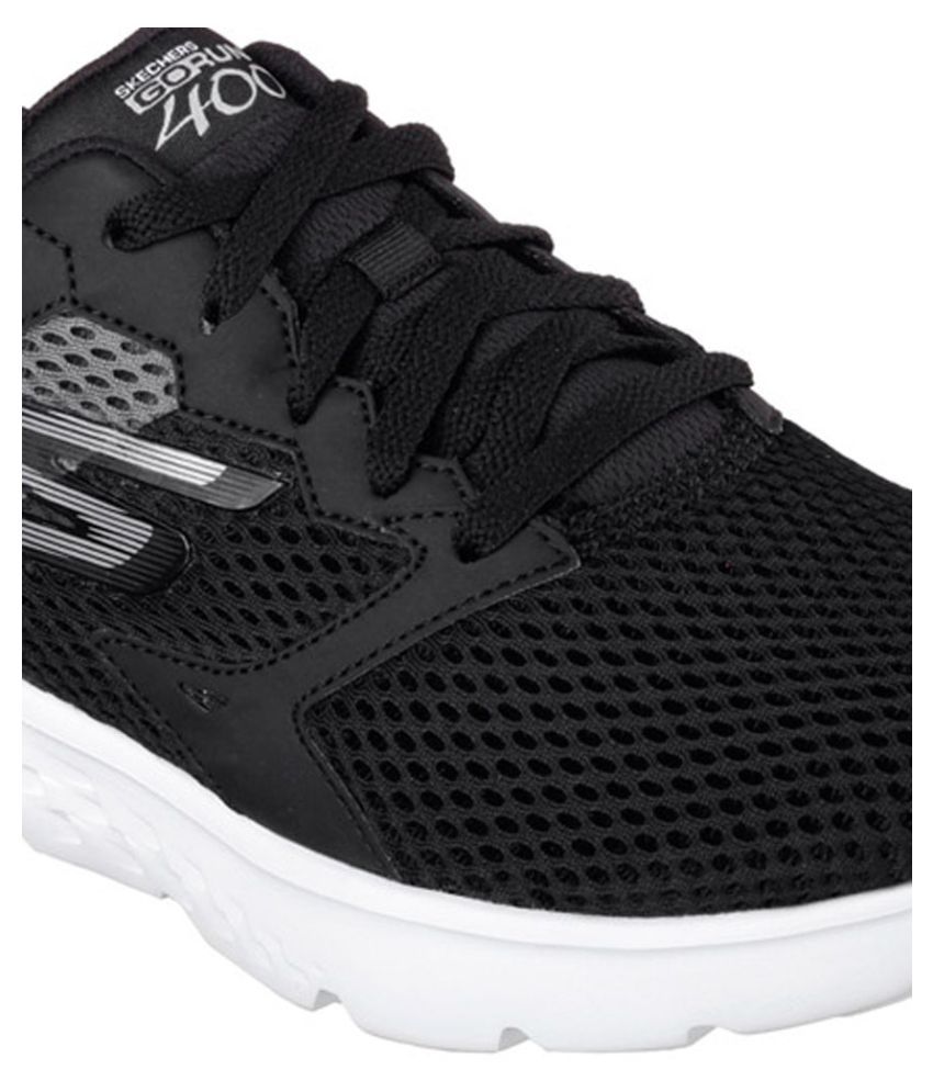 skechers black running shoes