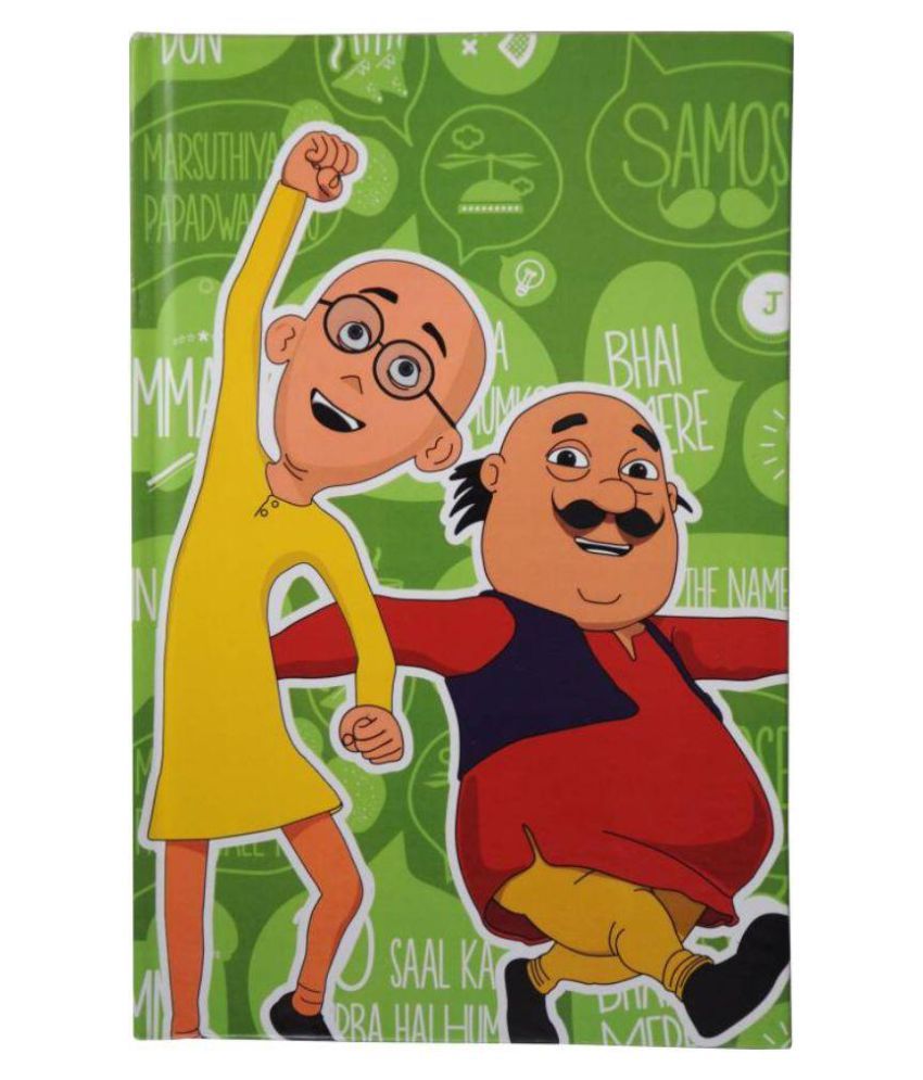 Motu Patlu Cartoon Arts A5 Note Book & Diary Multicolour: Buy Online at  Best Price in India - Snapdeal