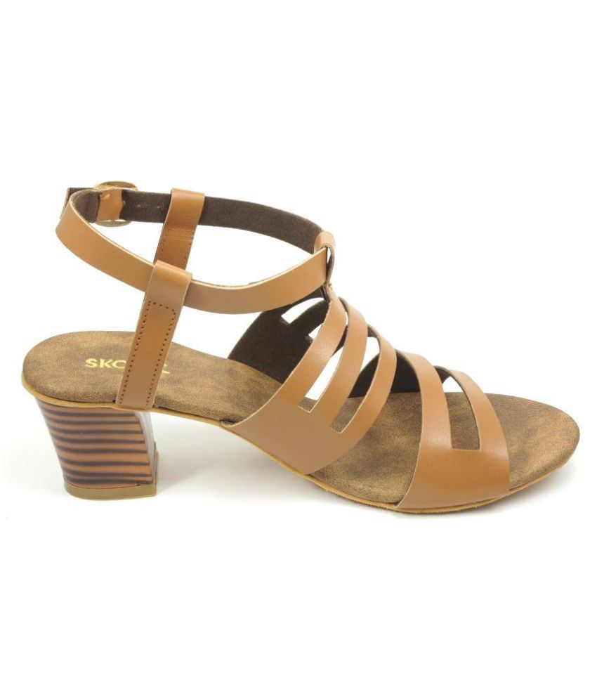 brown block heels wide fit