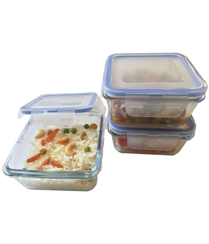 Vertis Transparent Glass Lunch Box: Buy Online at Best Price in India