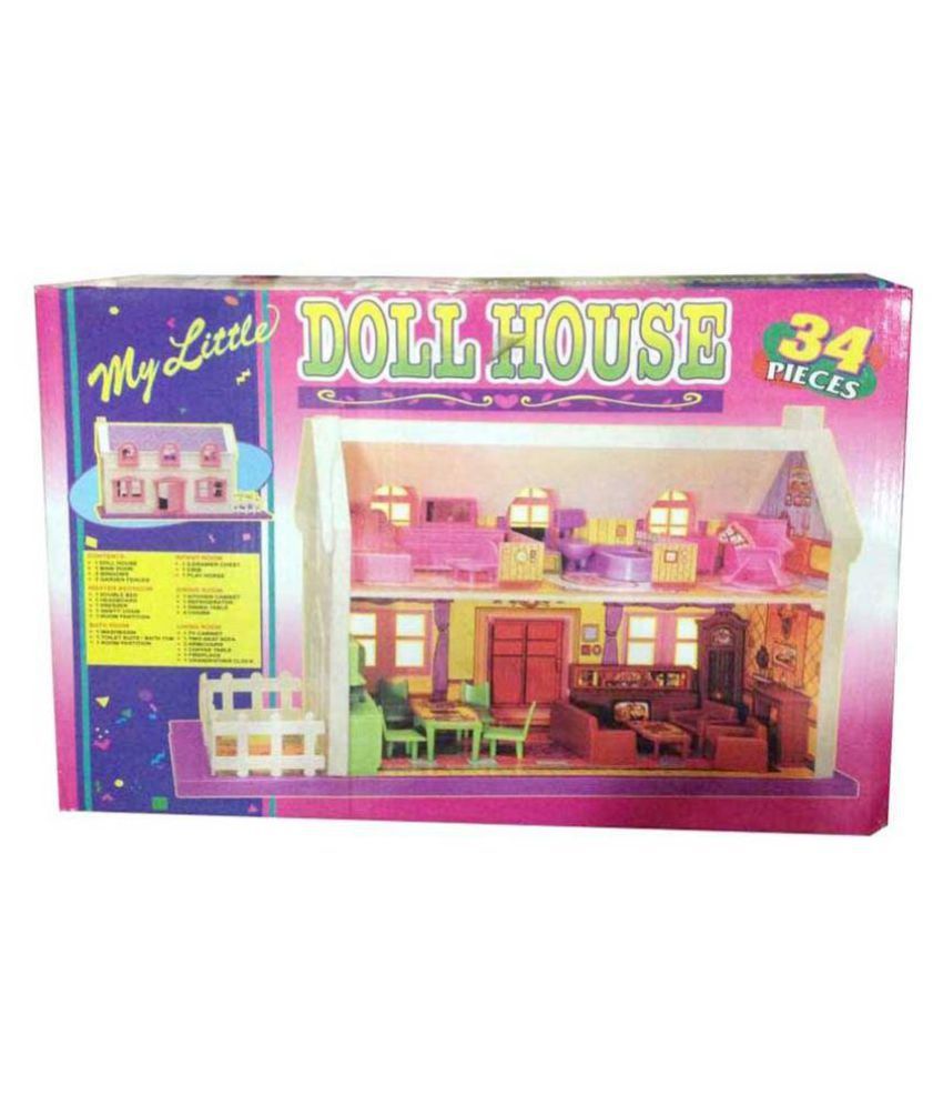 Scrazy Multicolour Plastic Doll House Buy Scrazy