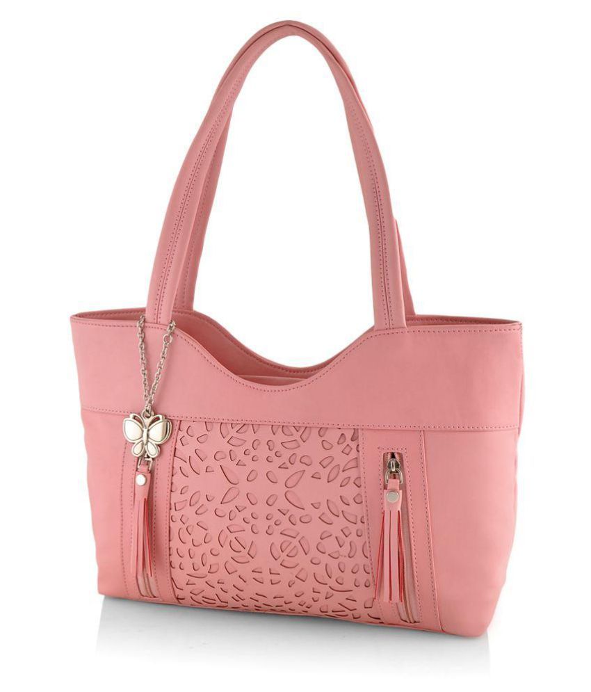 pink butterfly purse