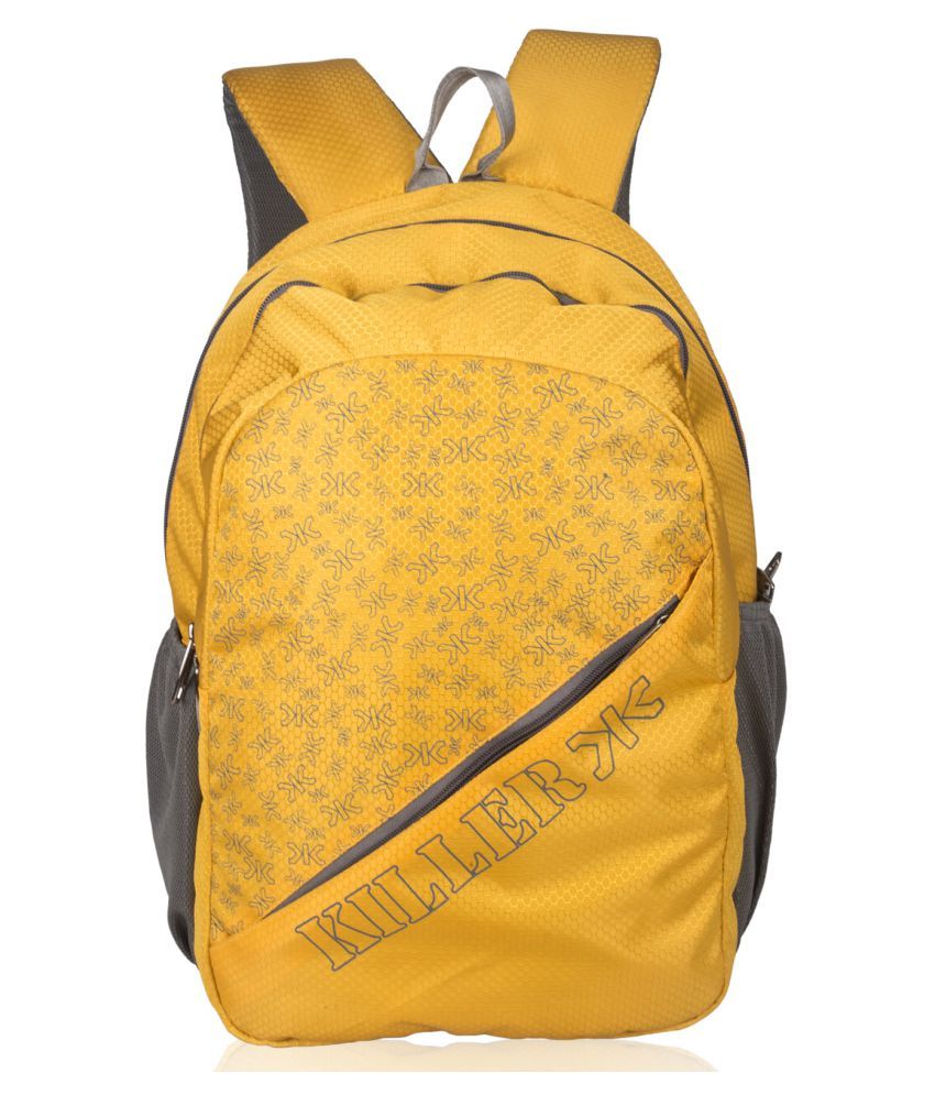 Killer Yellow Backpack Buy Killer Yellow Backpack Online at Low Price