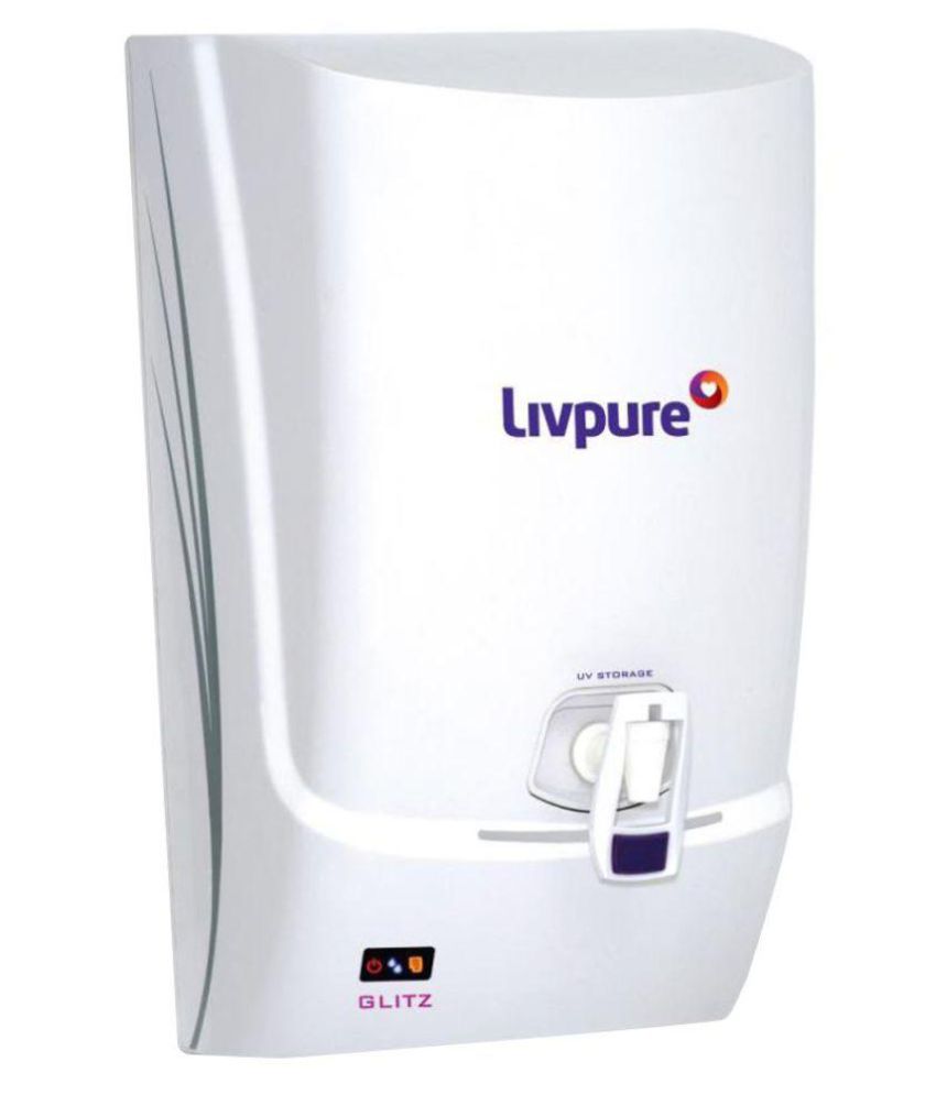 Livepure Livpure Glitz Plus RO Water Purifier Price in India Buy Livepure Livpure Glitz Plus