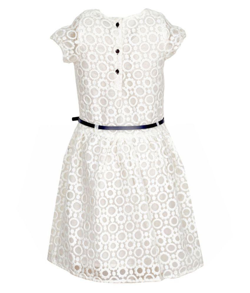 Bella Moda White Cotton Dress - Buy Bella Moda White Cotton Dress ...