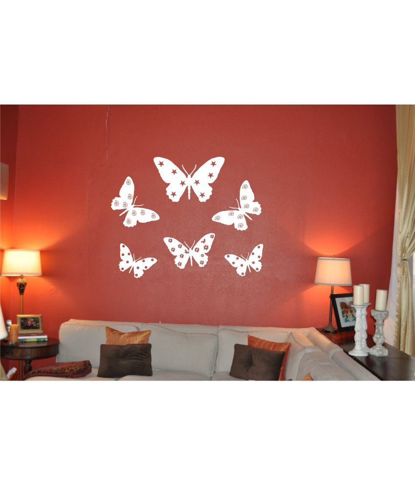 Wall Guru Lovely Butterfly Vinyl Wall Stickers