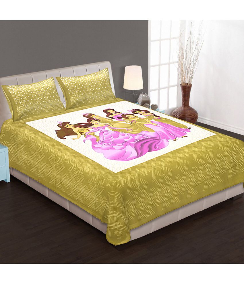 Bedding Bazar King Cotton Multicolor Printed Bed Sheet Set of 3 Buy