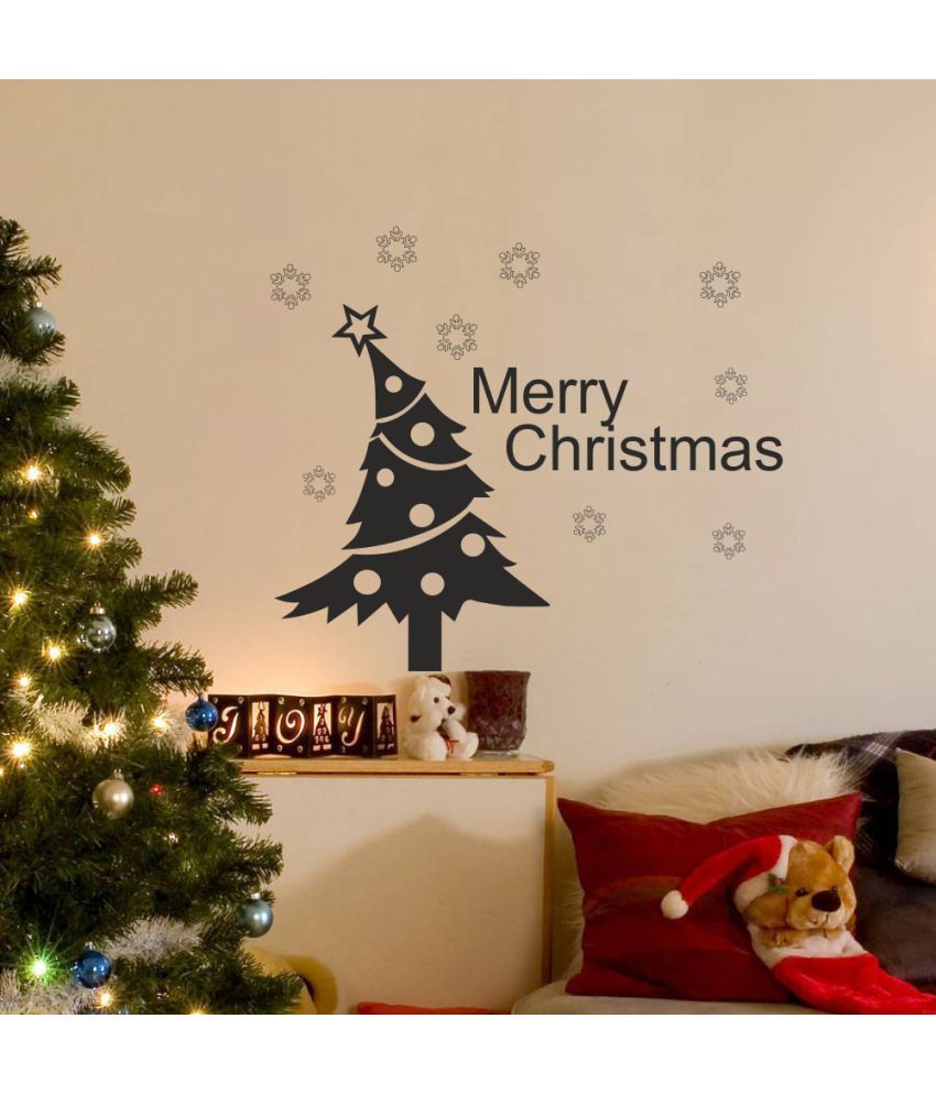     			Decor Villa Christmas Tree Vinyl Wall Stickers