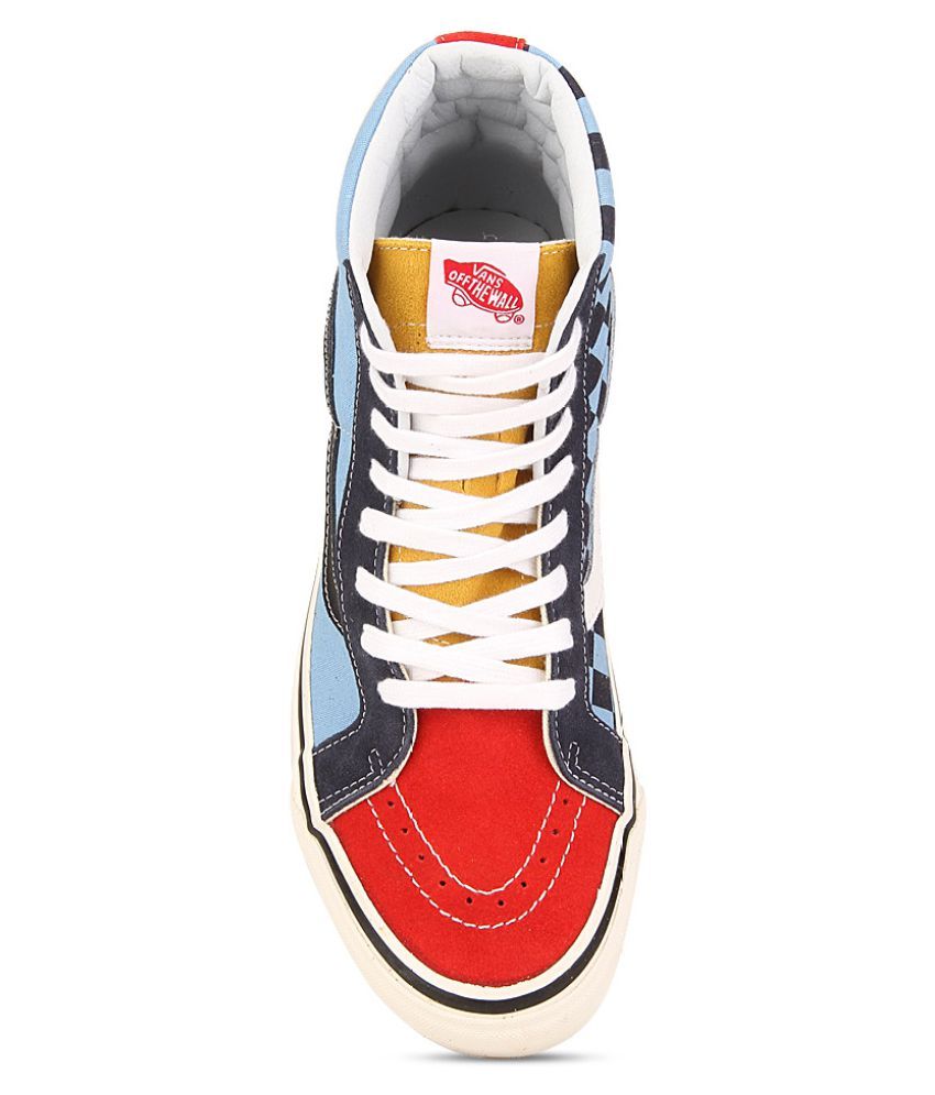 multi color sneakers
