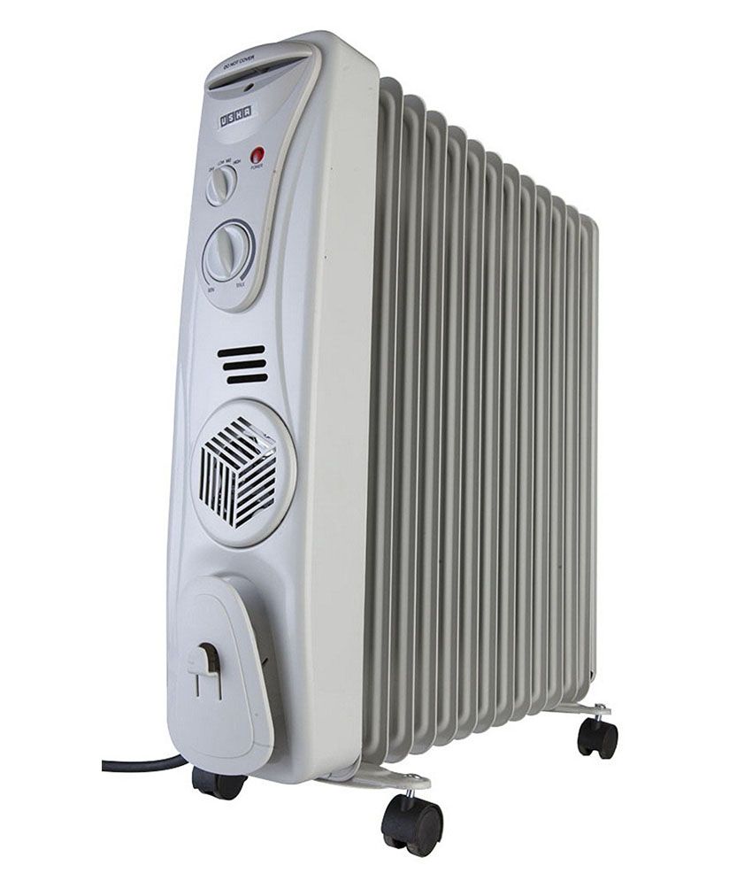 Usha 13 Fin 3513 F 2900 W Oil Filled Radiator White