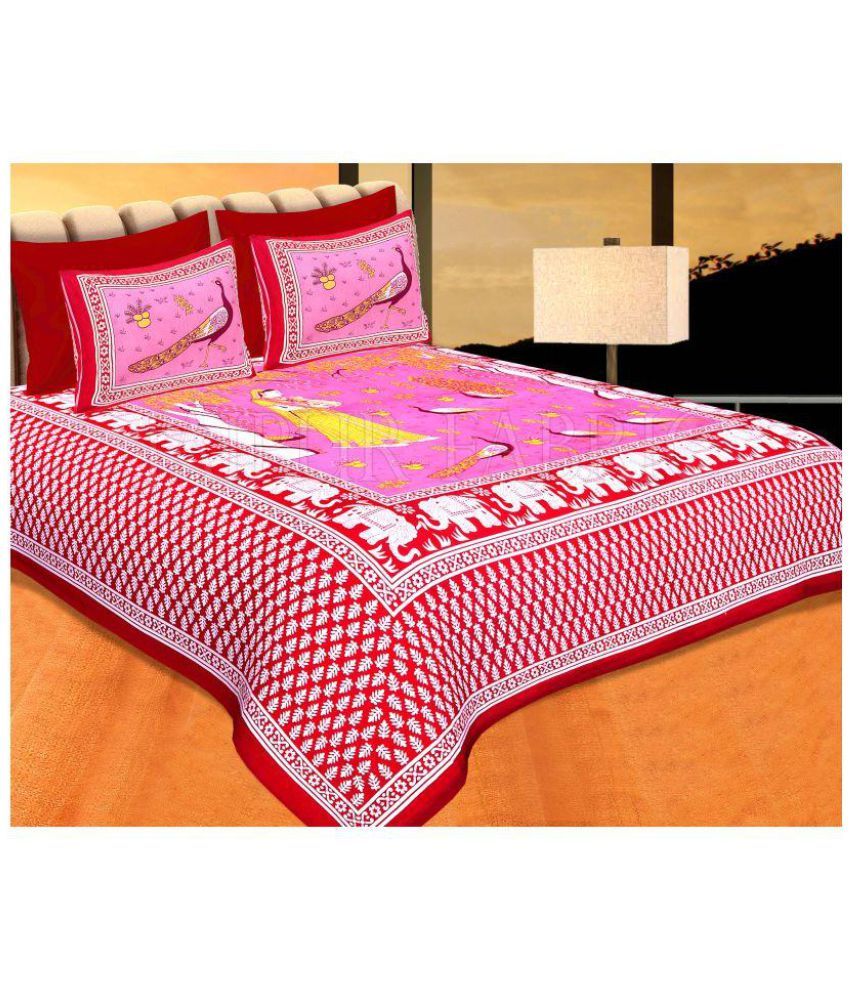 JaipurFabric Double Cotton Multi Printed Bed Sheet Buy JaipurFabric