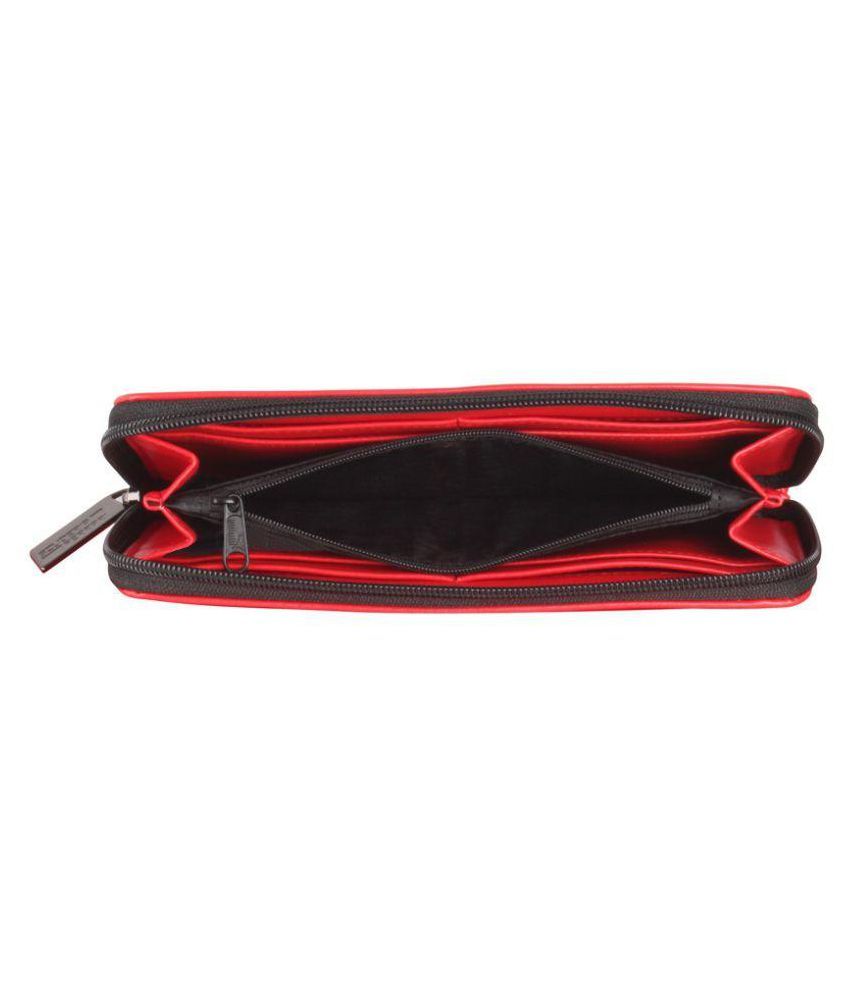 puma red wallet