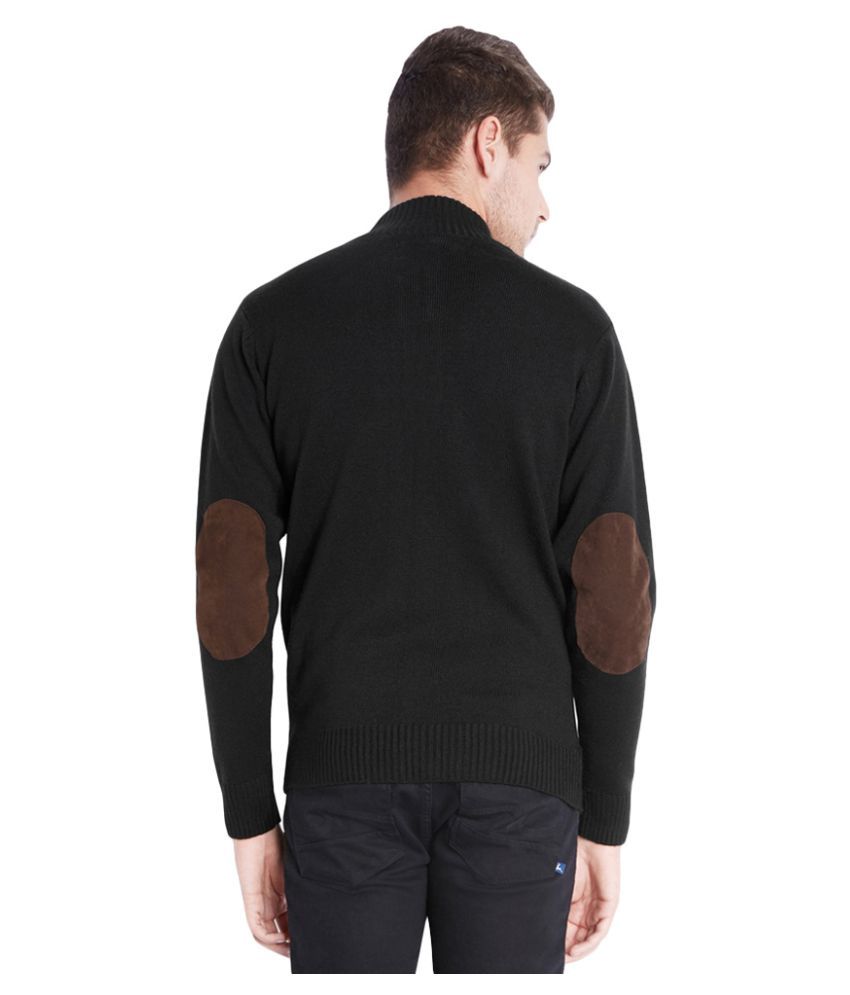 black high neck sweater mens