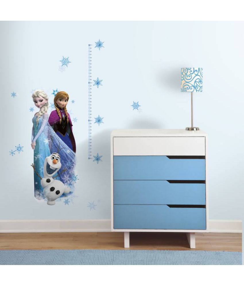 Asian Paints Frozen Elsa Anna And Olaf Giant Growth Chart Vinyl Wall