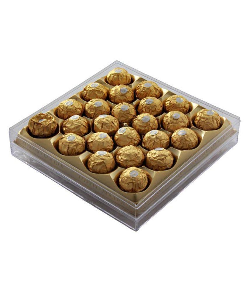 Ferrero Rocher Chocolate Covered Nuts 24 Pcs 300 Gm 300 Gm Pack Of 2 Buy Ferrero Rocher Chocolate Covered Nuts 24 Pcs 300 Gm 300 Gm Pack Of 2 At Best Prices In India Snapdeal
