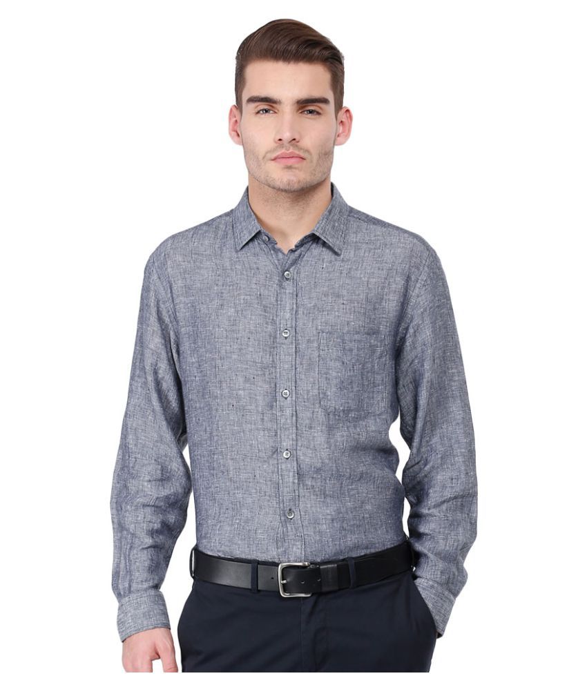 Indian Terrain Grey Casuals Slim Fit Shirt - Buy Indian Terrain Grey ...