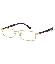 Ray-Ban Golden Rectangle Spectacle Frame Rayban-RB6268I-2500