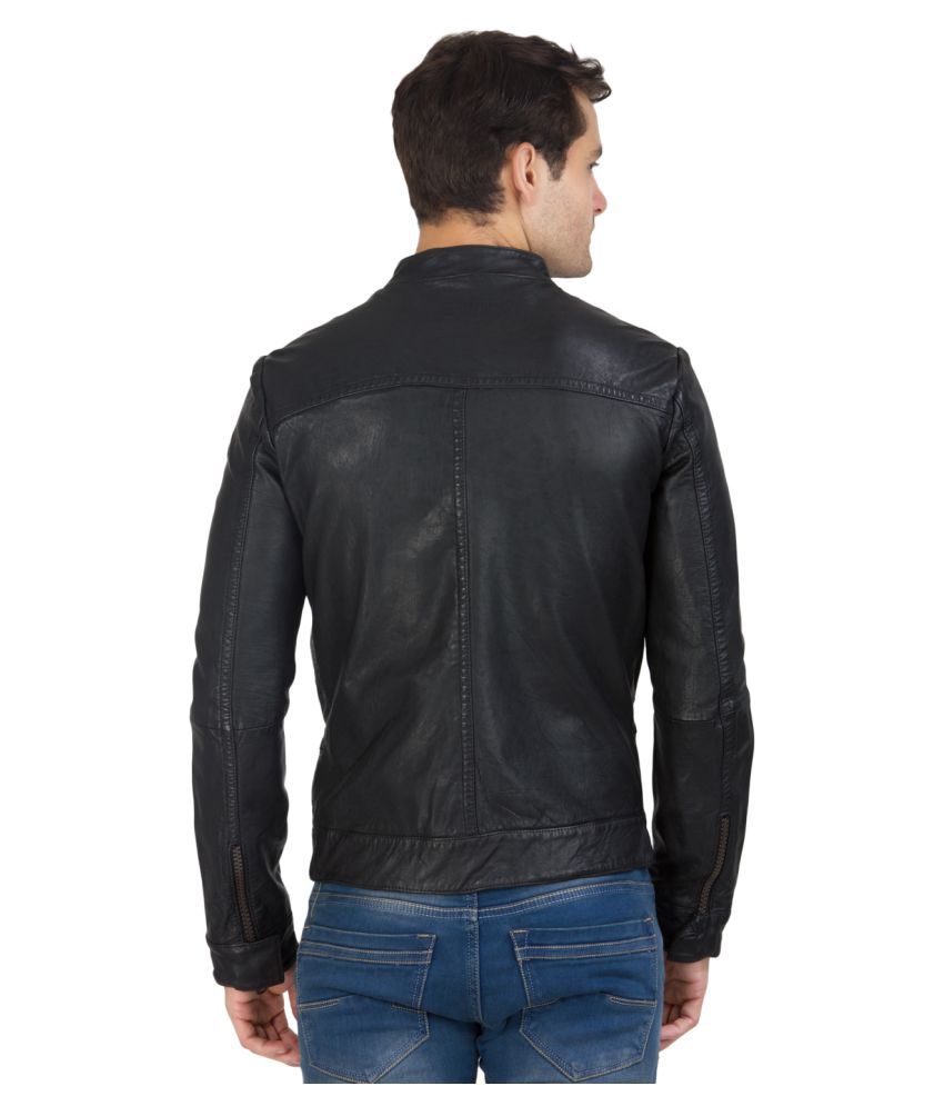 Leder Concepts Black Leather Jacket Buy Leder Concepts Black Leather