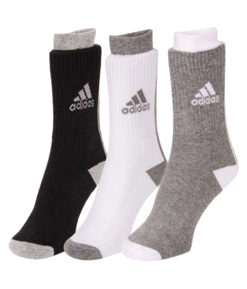 Adidas Multicoloured Half Cushion Crew Socks Pack of 3 Buy Online at