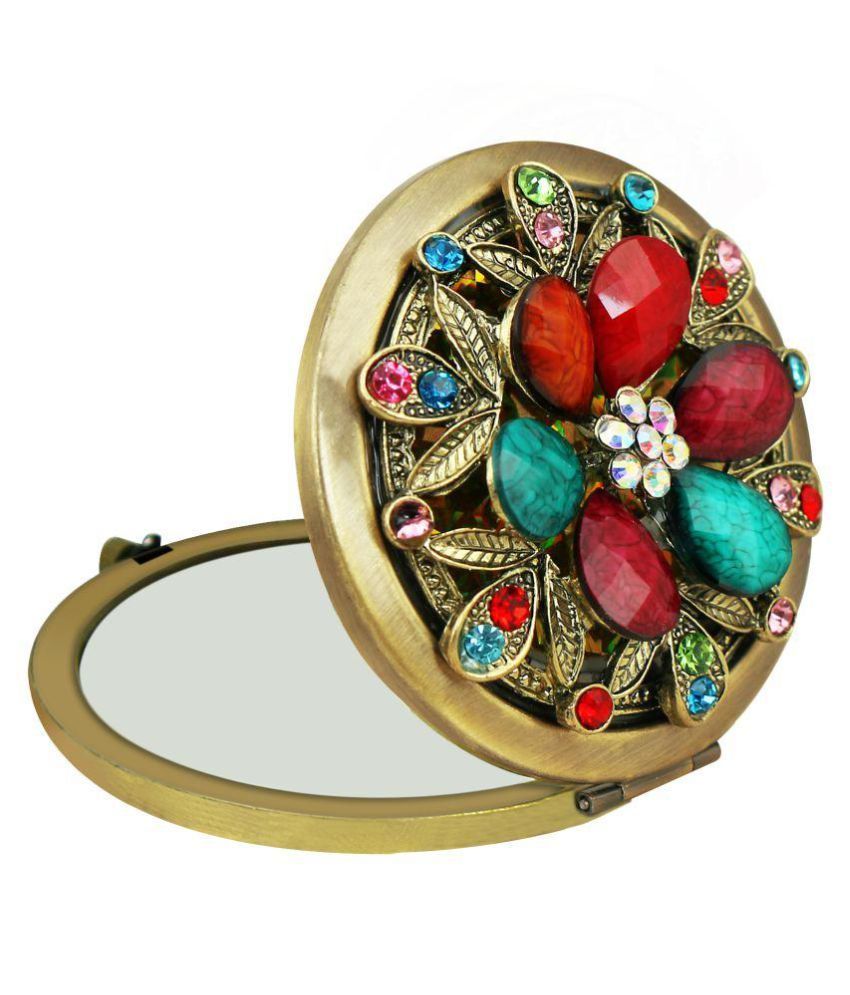 Multicolor Designer Compact Pocket Mirror: Buy Multicolor Designer