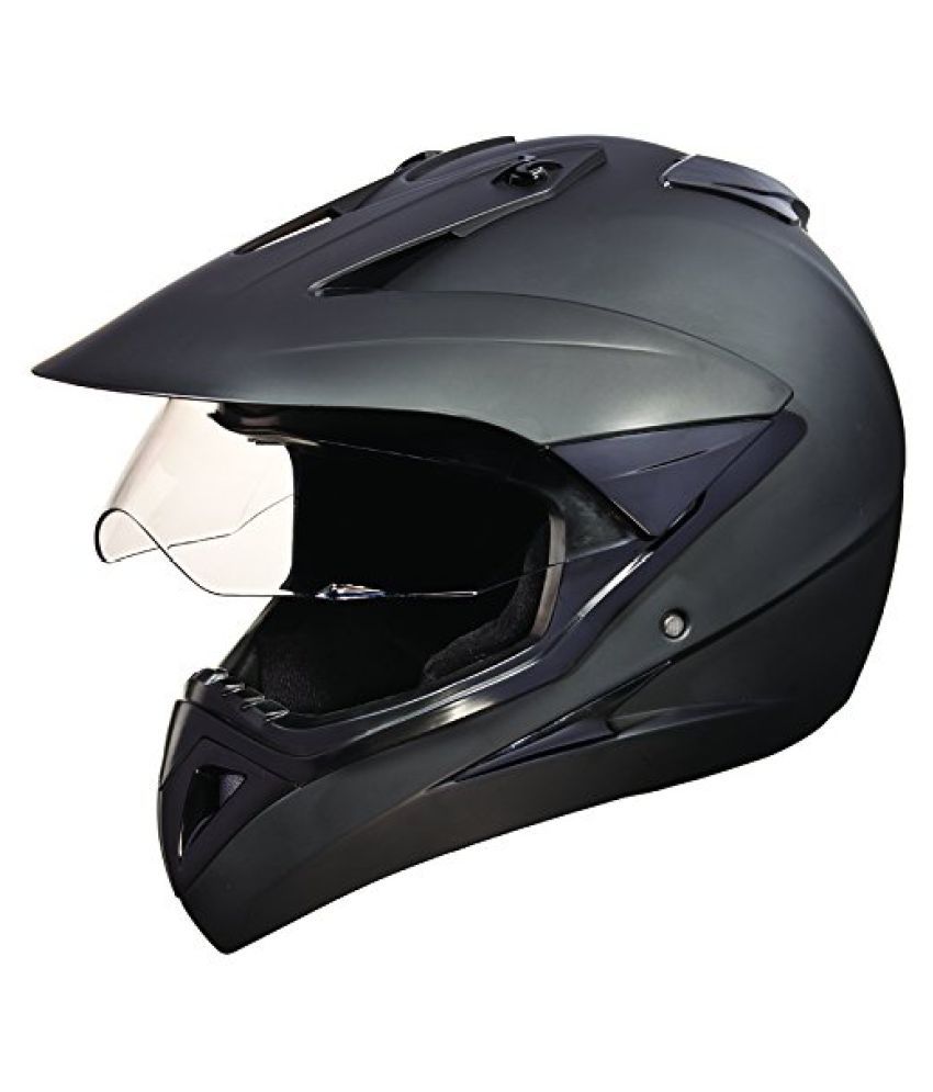 Studds Motocross - Full Face Helmet Matte Black L: Buy Studds Motocross ...