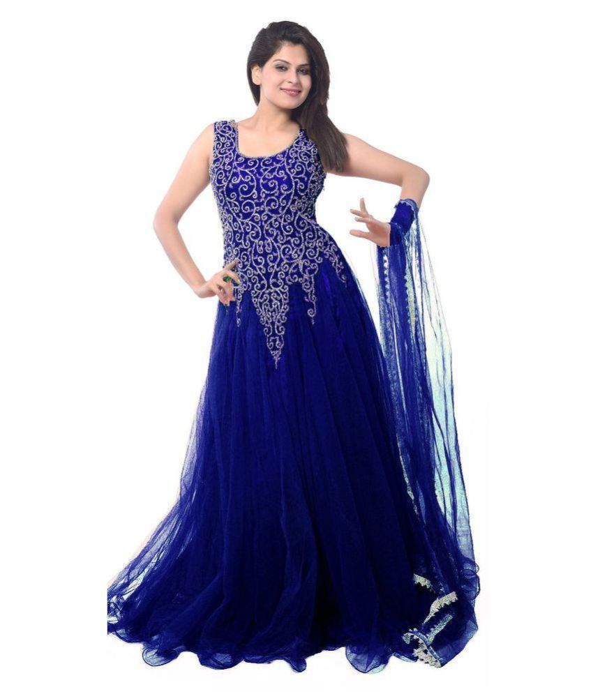 net wale gown