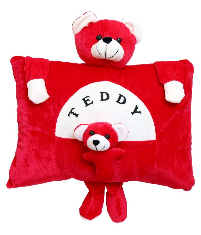 fluffy teddy pillow