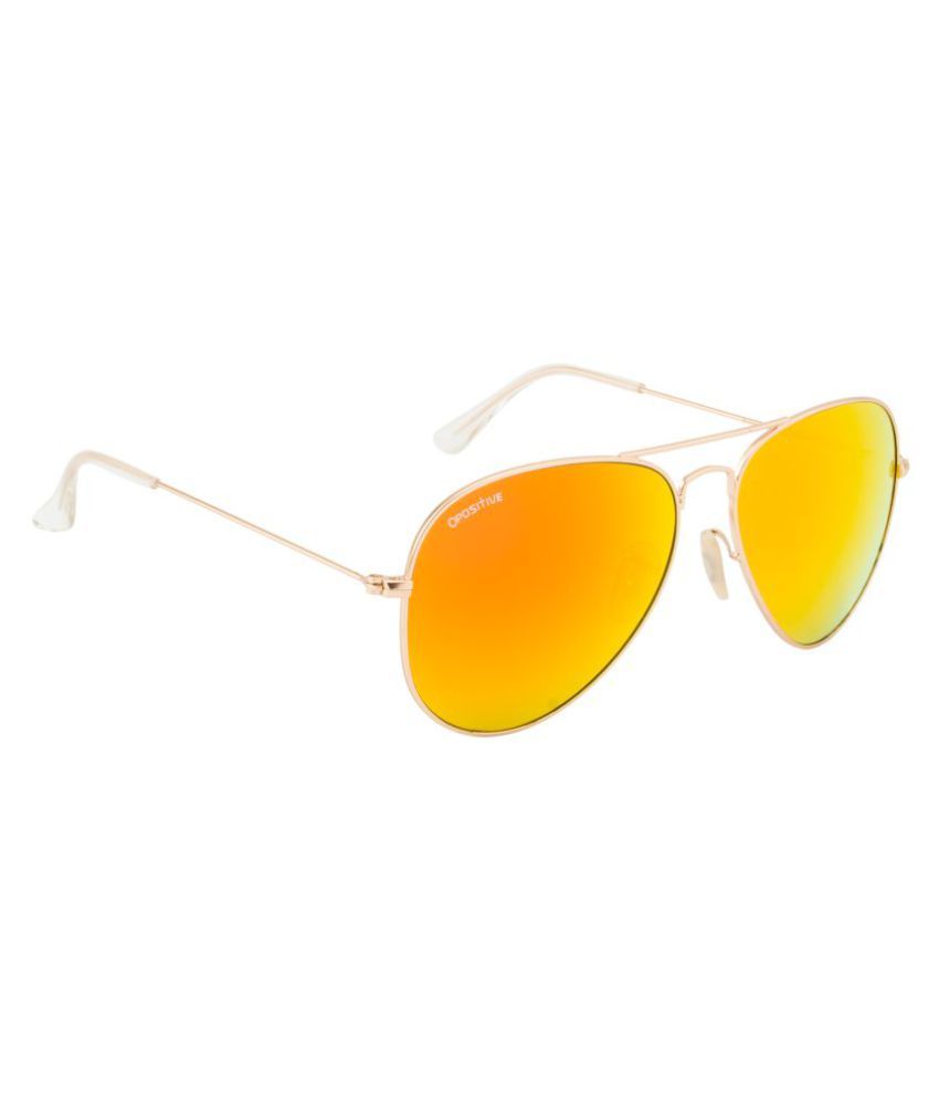 O Positive Orange Pilot Sunglasses Opgl3024c9mr Buy O Positive Orange Pilot Sunglasses 