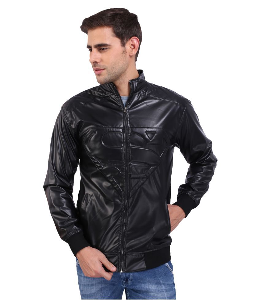 Nu Abc Garments Black Leather Jacket - Buy Nu Abc Garments Black ...