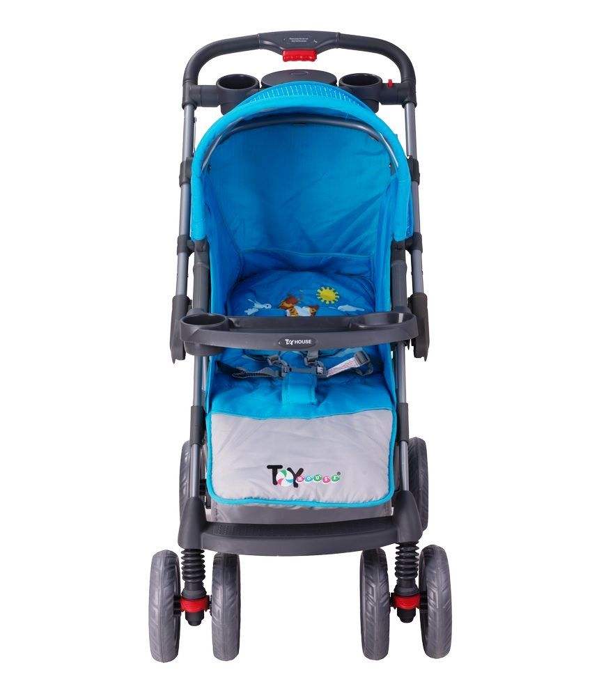 Toyhouse LittleOnes Baby Stroller Pram Blue Buy Toyhouse LittleOnes