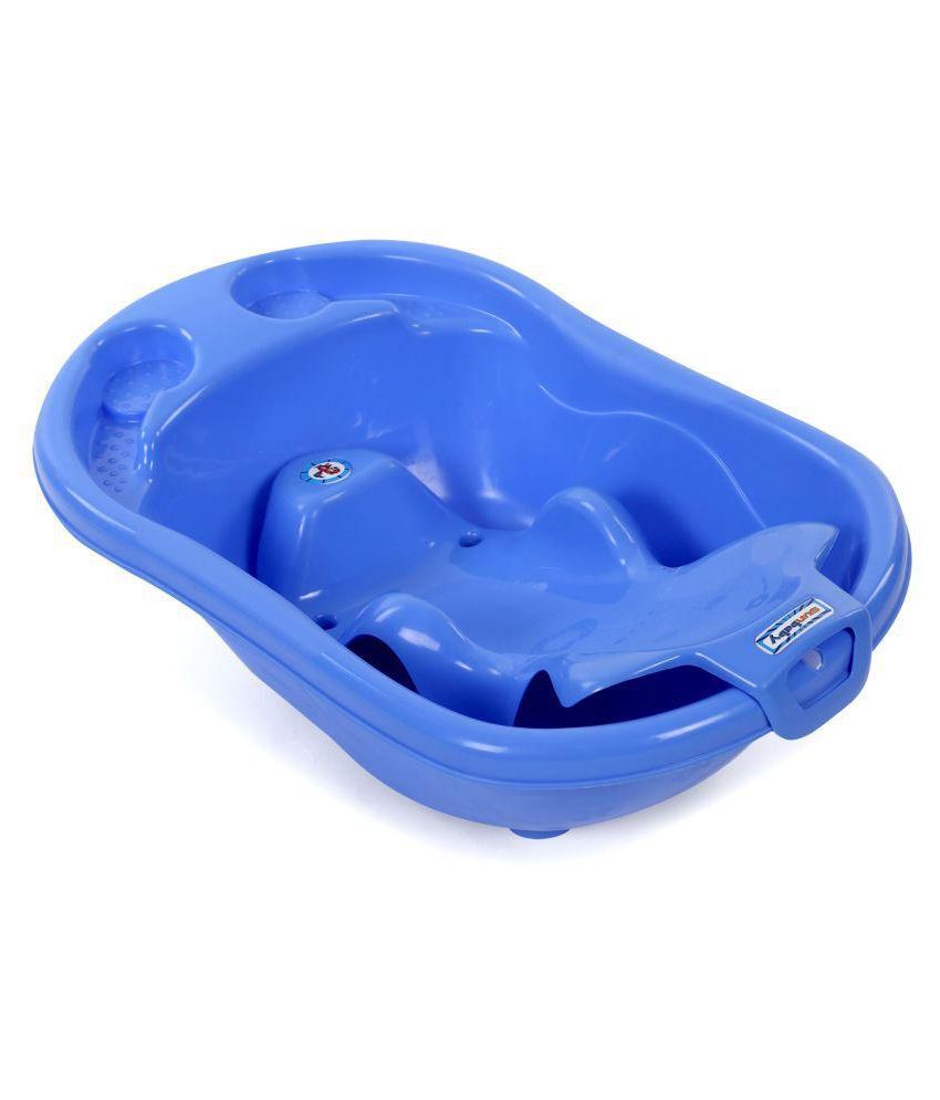 Sunbaby Blue Bath Tub and Bath Sling Buy Sunbaby Blue Bath Tub and
