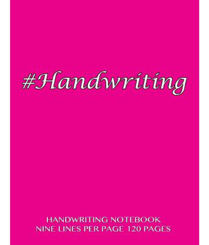 Handwriting Notebook Nine Lines Per Page 1 Pages Skip Line Ruling 3 4 Writing Space Dotted Midline 3 8 Skip Line With Pink Cover Suitable For Buy Handwriting Notebook Nine Lines Per