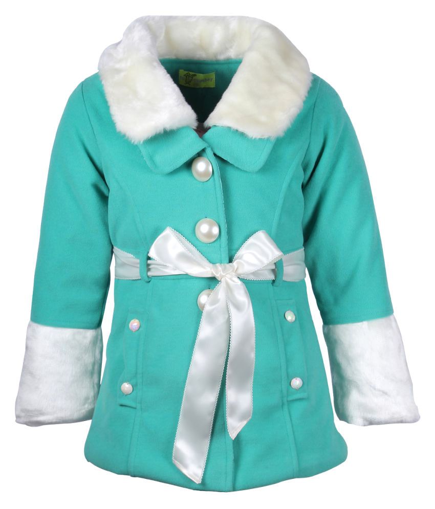 Cutecumber Green Polyester Winter Jacket Buy Cutecumber Green