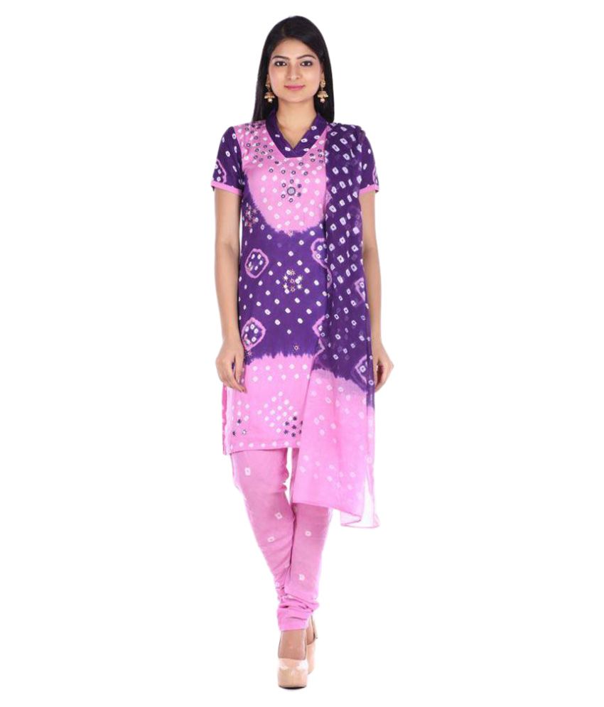 Purple Cotton Dress