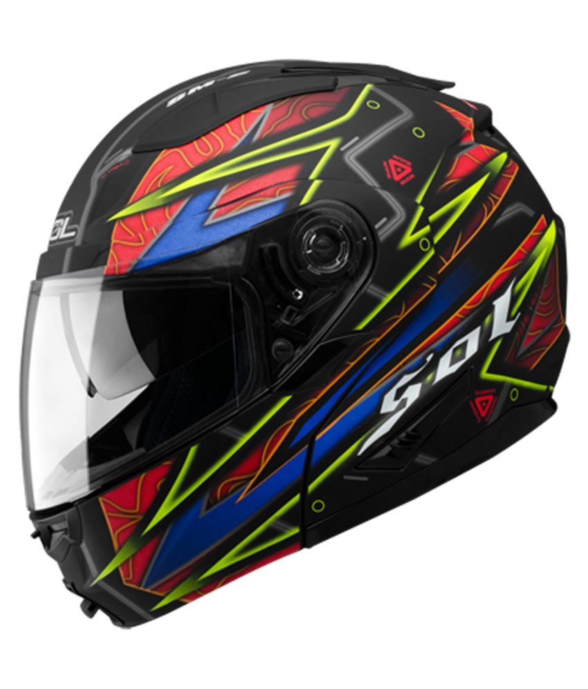 Sol SM2 Full Face Helmet Black L Buy Sol SM2 Full Face Helmet
