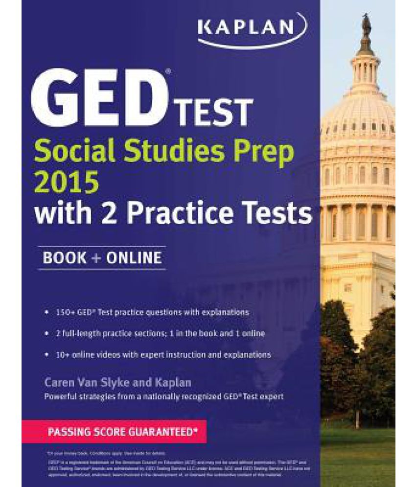 Kaplan GED Test Social Studies Prep 2015 Book + Online Buy Kaplan GED
