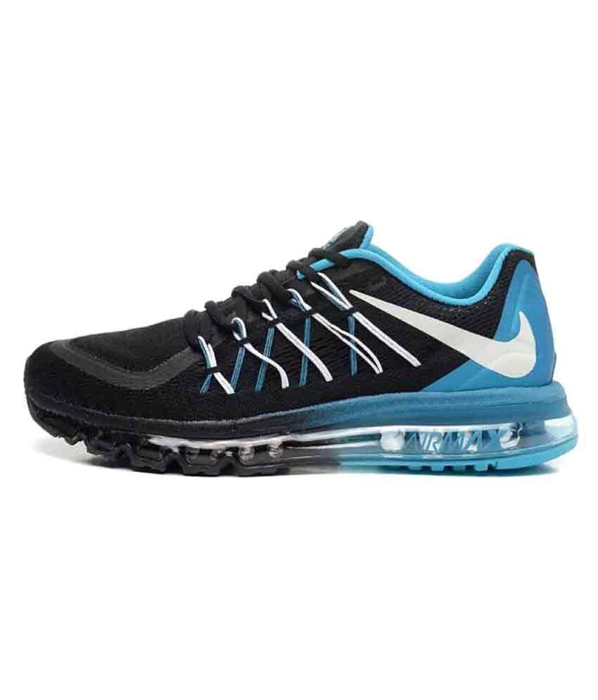 Nike Airmax 2015 Black Running Shoes available at SnapDeal for Rs.3587