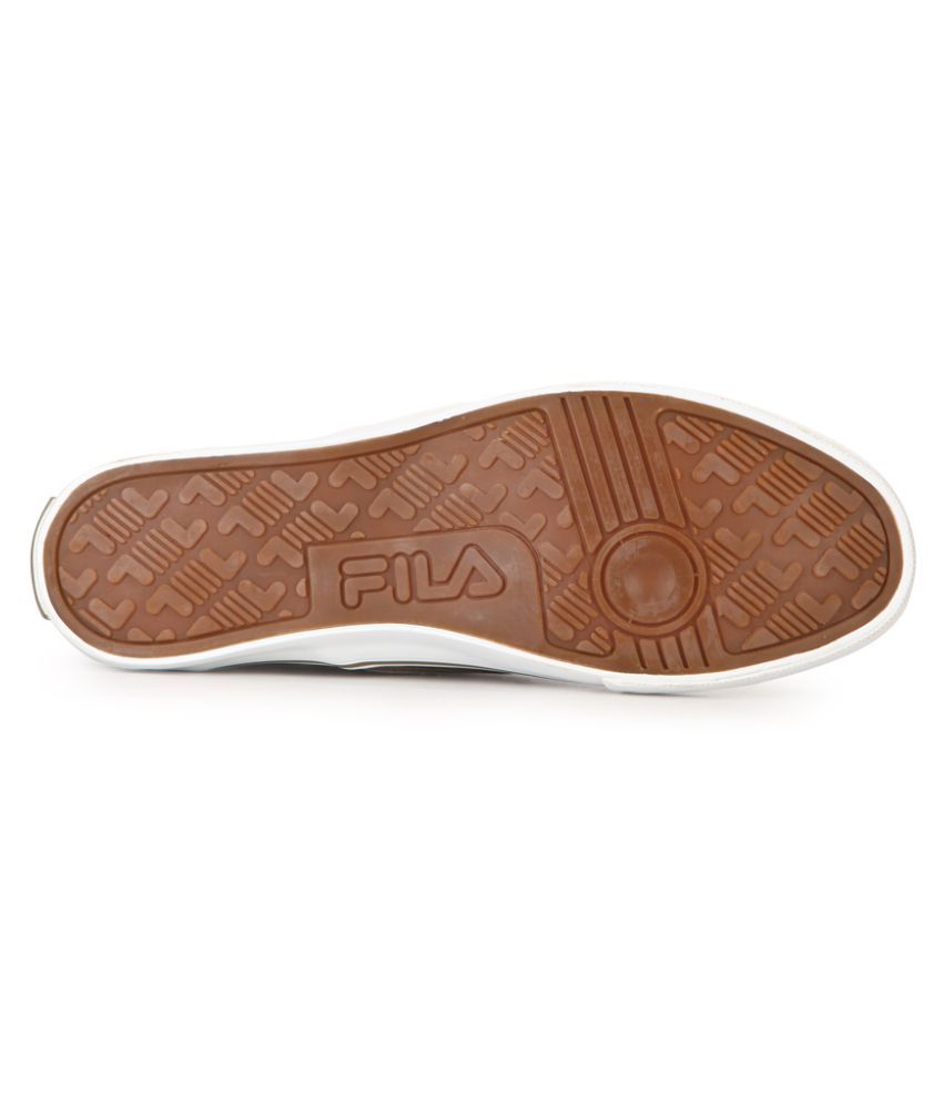 fila brown trainers