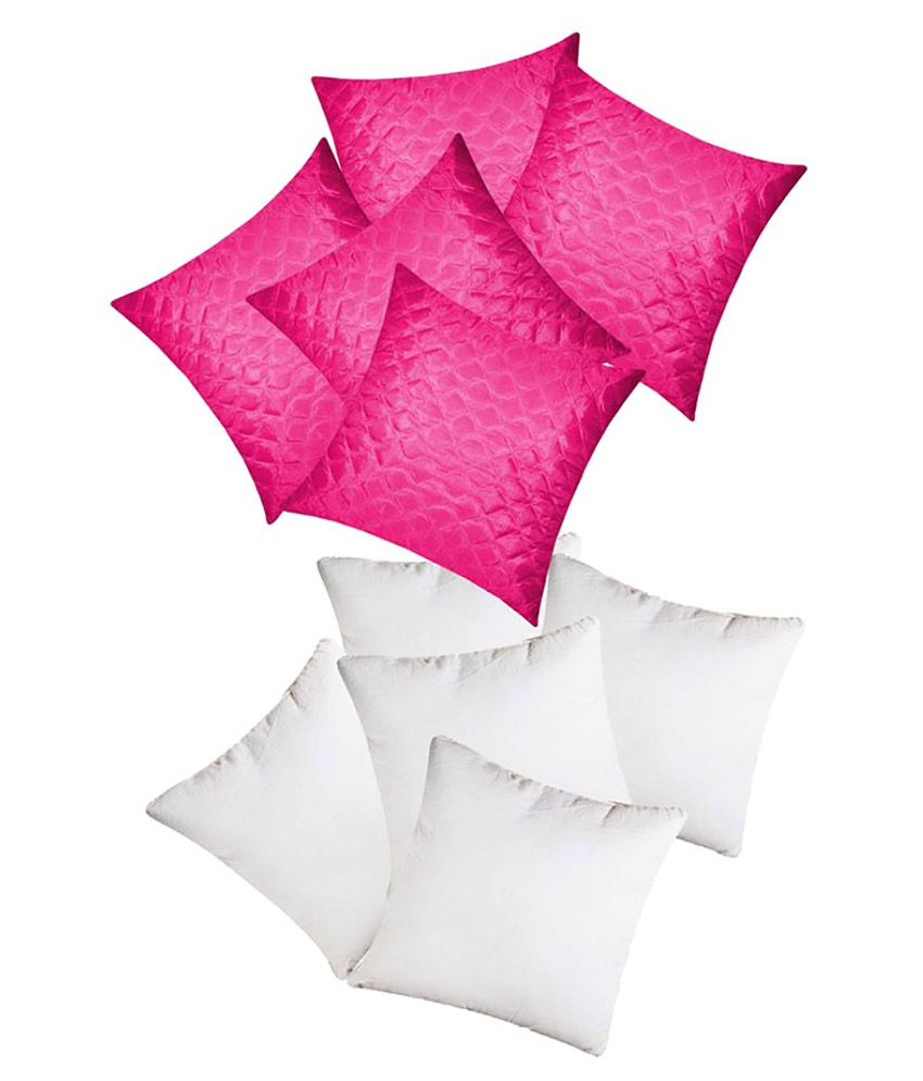     			Stuff N' Fluff Set of 5 Polyester Filled Cushion and 5 Cushion Covers