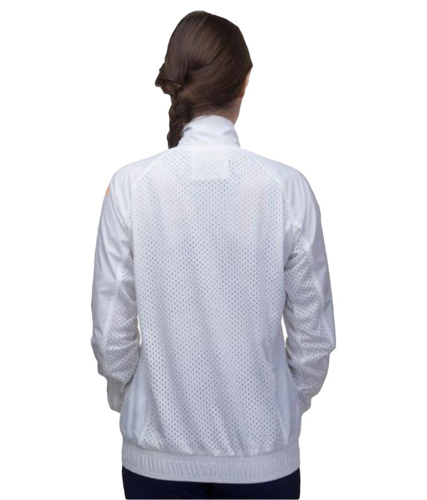 Buy Adidas White Polyester Women's Jacket Online at Best Prices in