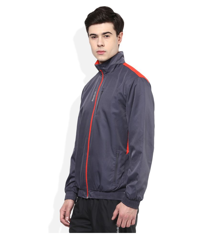 Reebok Grey Casual Jacket - Buy Reebok Grey Casual Jacket Online at Low ...