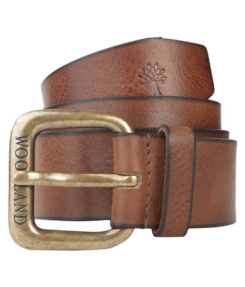 Woodland Brown Leather Formal Belts Buy Woodland Brown Leather Formal