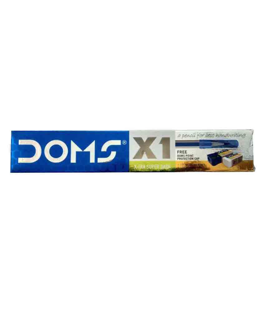 Doms X1 Pencil Pack of 10 Buy Online at Best Price in India Snapdeal