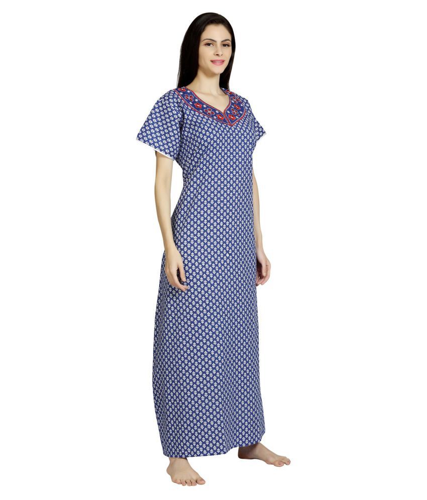 Buy Cotton Love Cotton Nighty And Night Gowns Online At Best Prices In India Snapdeal 
