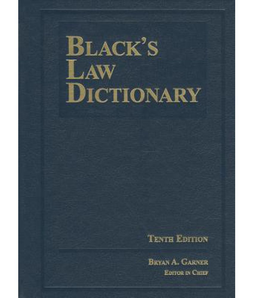 Black's Law Dictionary 10th Edition, Hardcover Buy Black