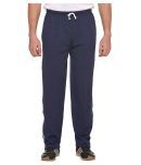 Vimal Jonney Navy Cotton Blend Trackpants Single