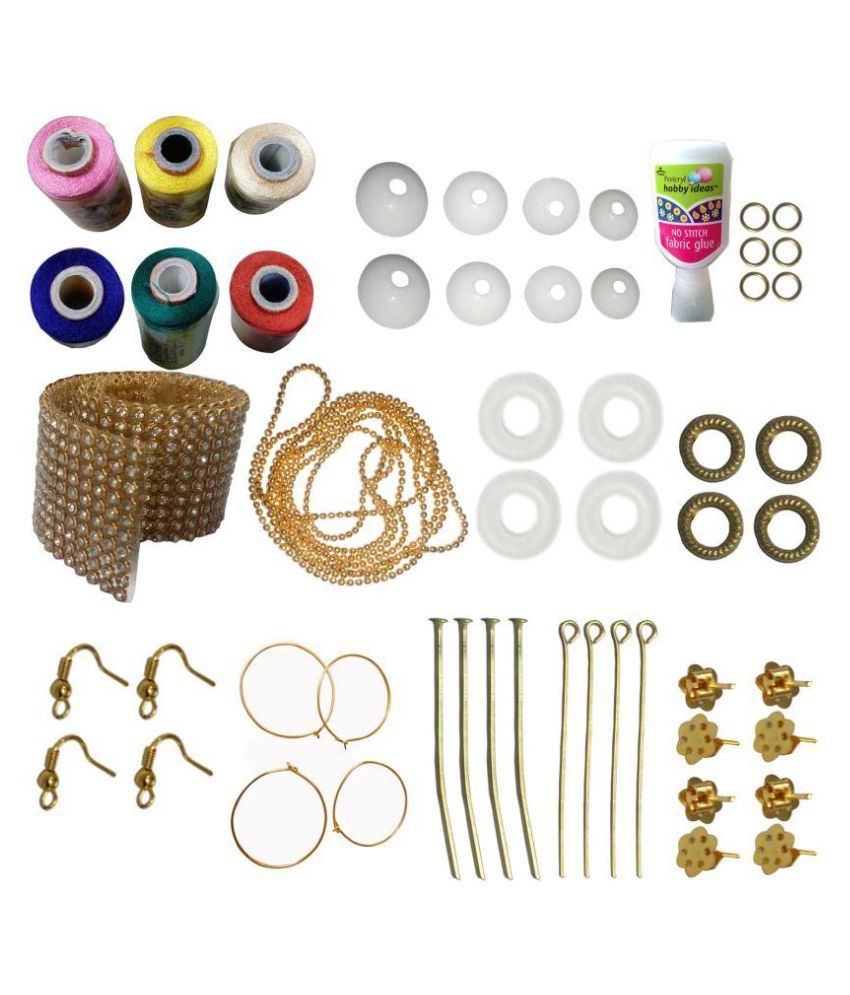 silk thread earrings materials names