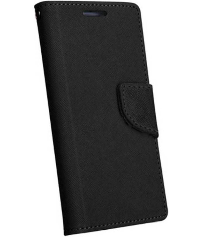 Vivo Y51L Flip Cover by OM Black Flip Covers Online at Low Prices