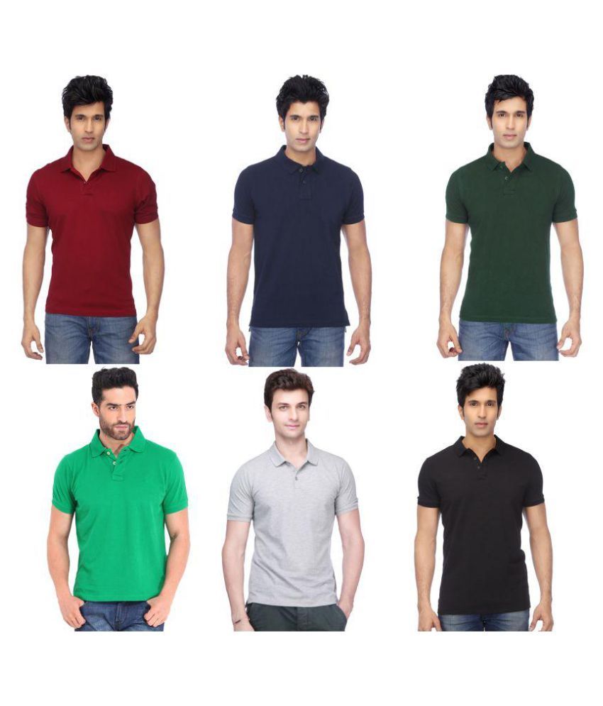     			Concepts Multicolor Regular Fit Polo T Shirt